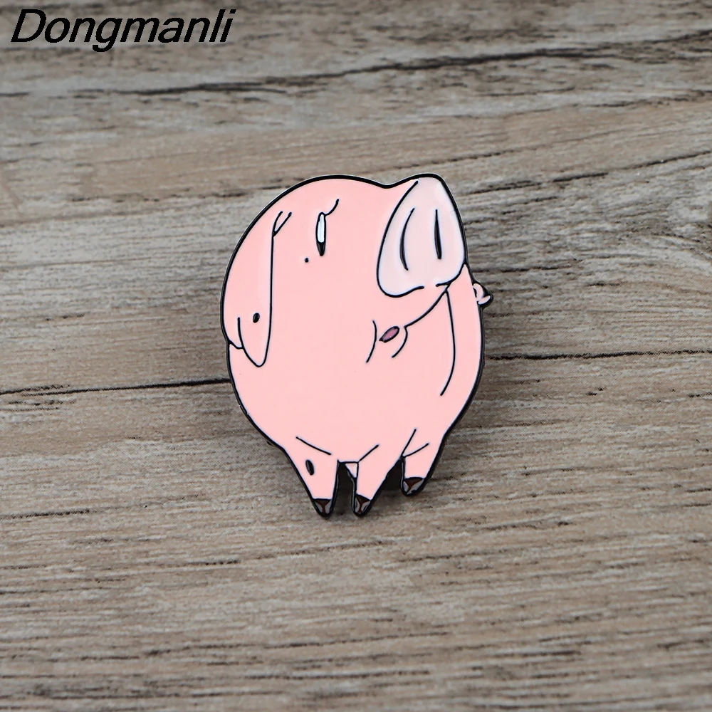 

BG418 Dongmanli Funny Animal Cartoon Anime Enamel Pin Badge Brooch Anime Lovers Denim Shirt Lapel Pins
