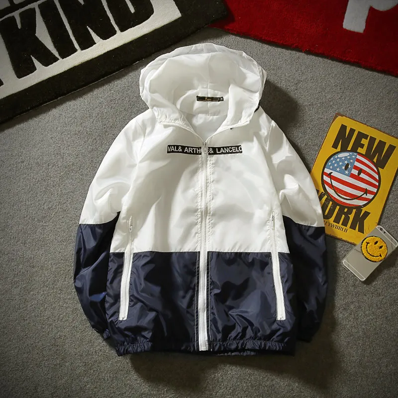 

Autumn New Style Teenager Hooded Casual Loose-Fit Jacket Joint Coat Fat on Clothes Trend