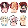 Mousepad Creative Cartoon Anime 3D Sexy Chest Silicone Mouse Mice Pad Wrist Rest Support Drop Shipping ► Photo 1/6