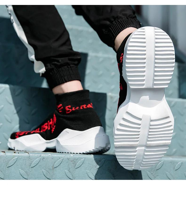 Новинка, мужская повседневная обувь для бега в стиле хип-хоп, Zapatos De Hombre, сетчатая ткань, легкие кроссовки для ночного клуба