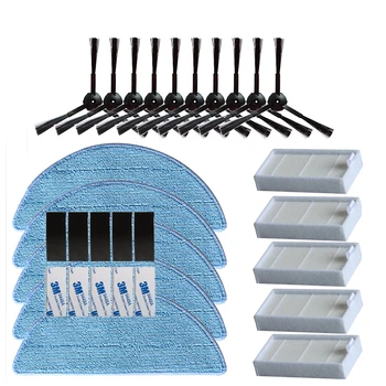 

Side Brush Primary Dust filter Hepa Filter Mop pad for chuwi ilife v5 v5s V3 V3s v5 pro V50 V55 x5 robot vacuum cleaner parts