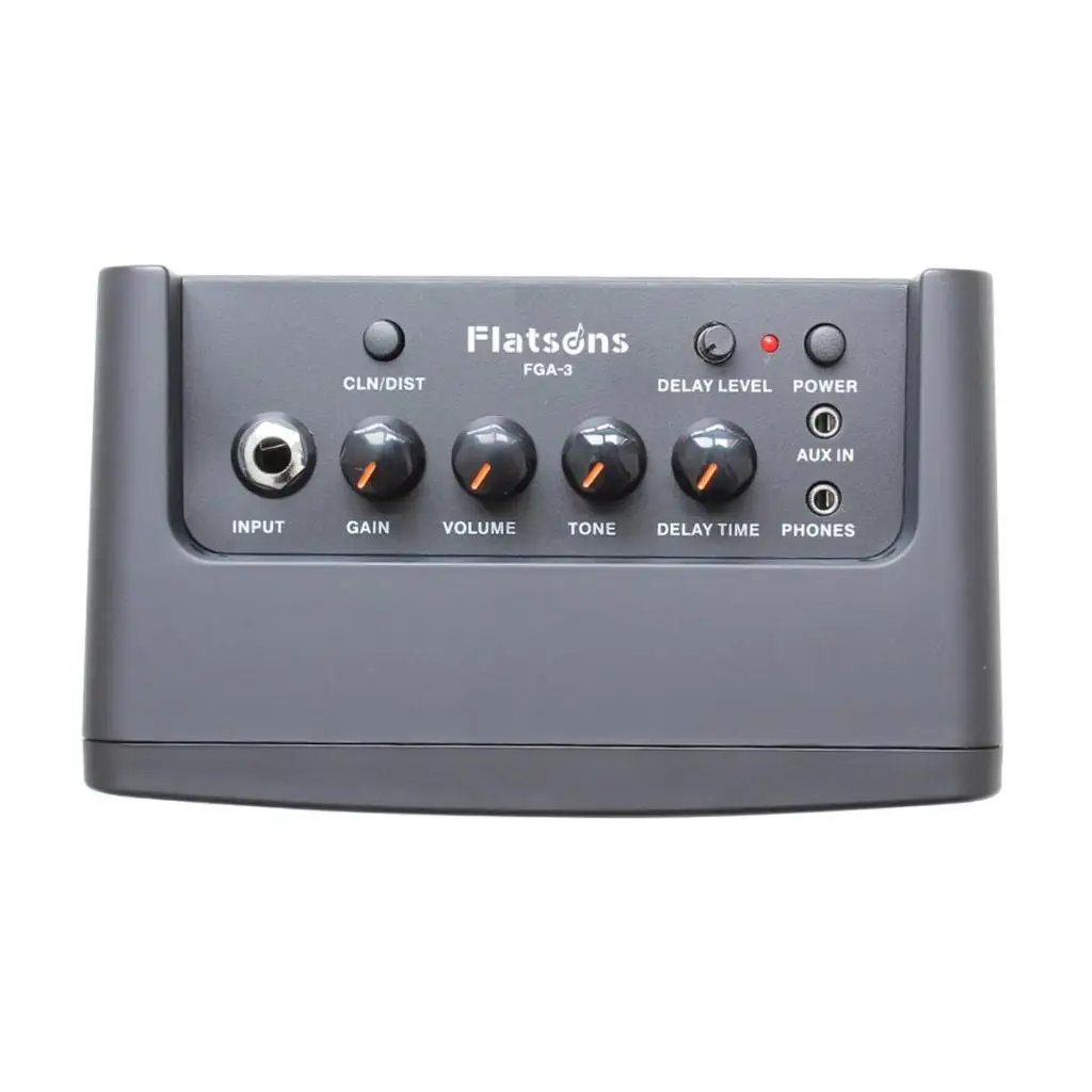 

Durable Plastic Guitar Mini Headphone Amplifier Speaker Black