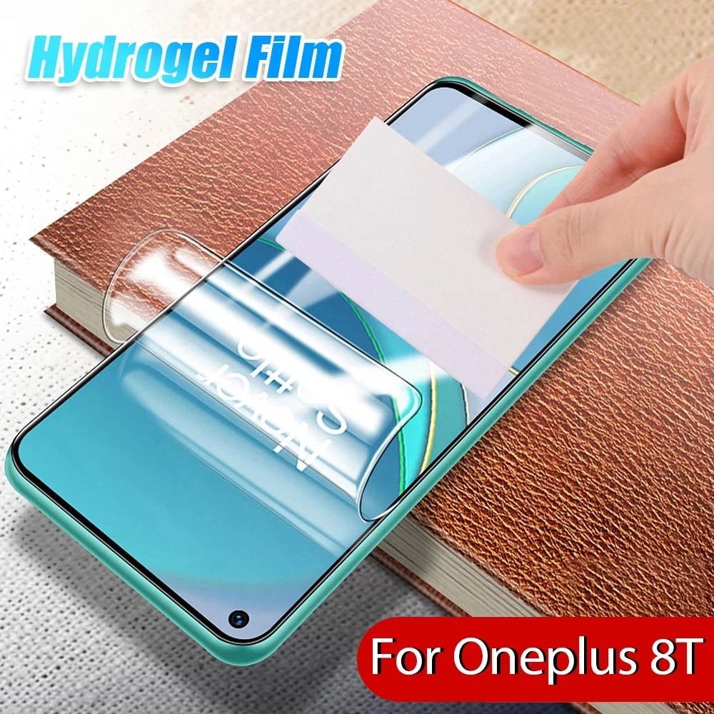 Vetro Trasparente Morbido Per Oneplus 8 Pro Hydrogel Film One Plus 8Pro Pellicola Salvaschermo Oneplus 8 8T