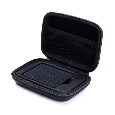 EVA жесткий чехол силиконовый водонепроницаемый портативный чехол для хранения HDD сумка для samsung T5/T3/T1 250/500G/1 T/2 T SSD аксессуары - Цвет: Black