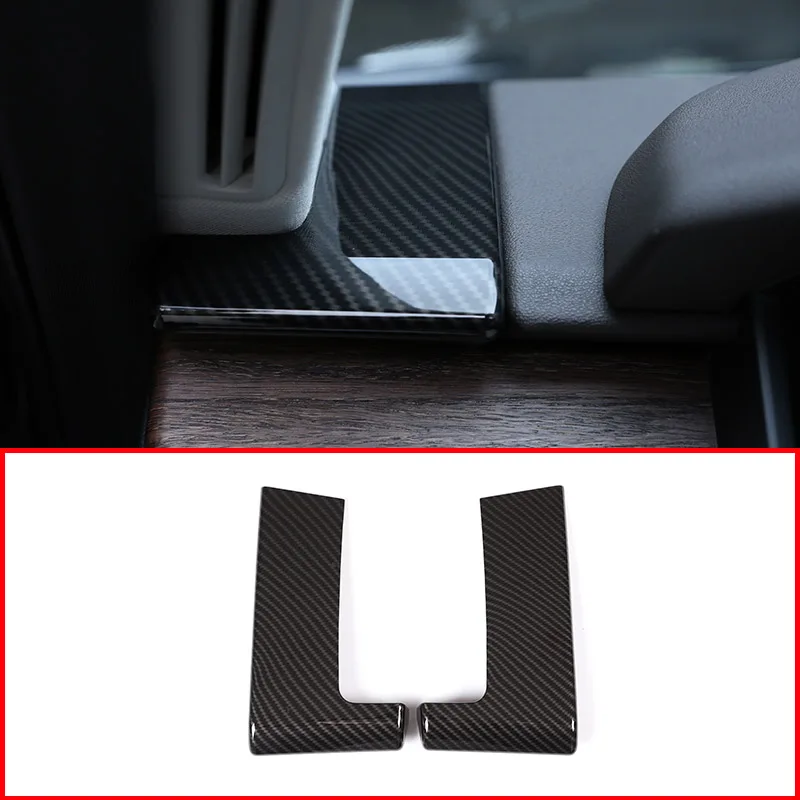 

Car Front Side Dashboard Decoration Frame Cover Trim Carbon Fiber for Land Rover Range Rover Sport 2014-2017 Car Accessories