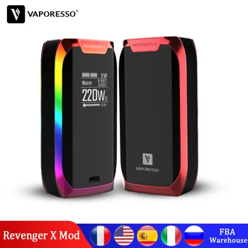 

Original Vaporesso Revenger X Vape Box Mod 220W mods for SKRR S NRG VECO SE Tank Atomizer QF GT Coil Core Electronic Cigarette