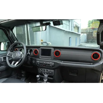 

Auto Air Vent Trim Plastic Decoration For Jeep Wrangler JL 2018-2019 Replacement Parts Car