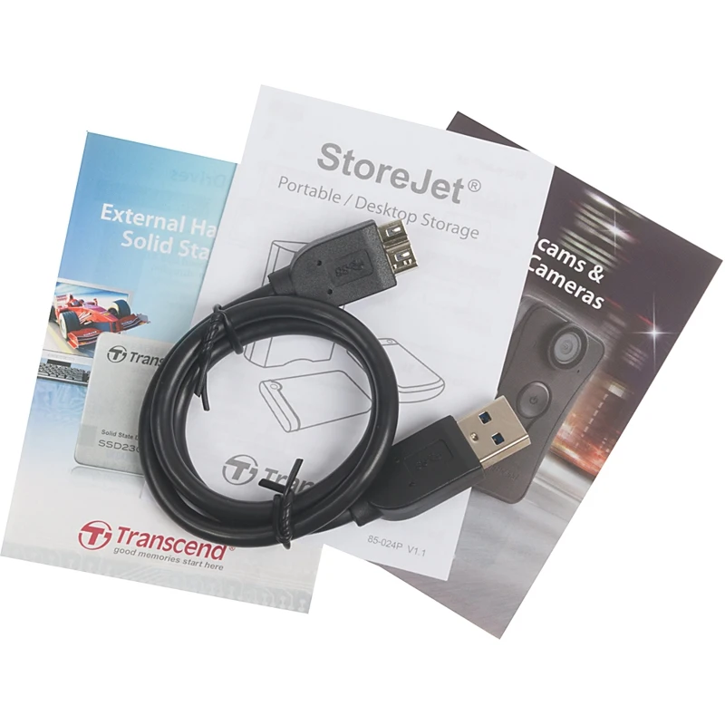 Жесткий диск Transcend USB 3.0 1Tb TS1TSJ25H3B StoreJet 25H3 2.5" синий