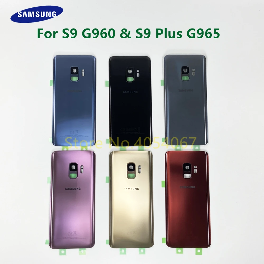 Стеклянная задняя крышка батарейного отсека для SAMSUNG Galaxy S9 G960 G960F &amp Plus G965 G965F |