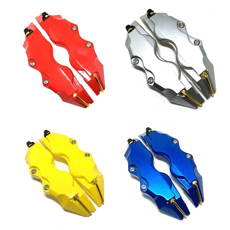 High Quality ABS Plastic Truck 3D Red Useful Car Universal Disc Brake Caliper Covers Front Rear Auto Universal Kit