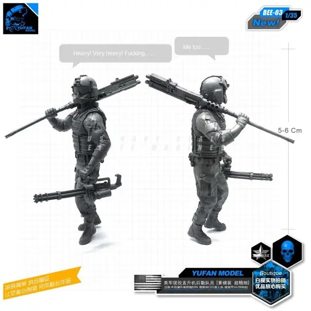 Фигурка солдата из смолы Yufan Moled модель 1/35 для служебных вертолетов Америки Bee-03 |