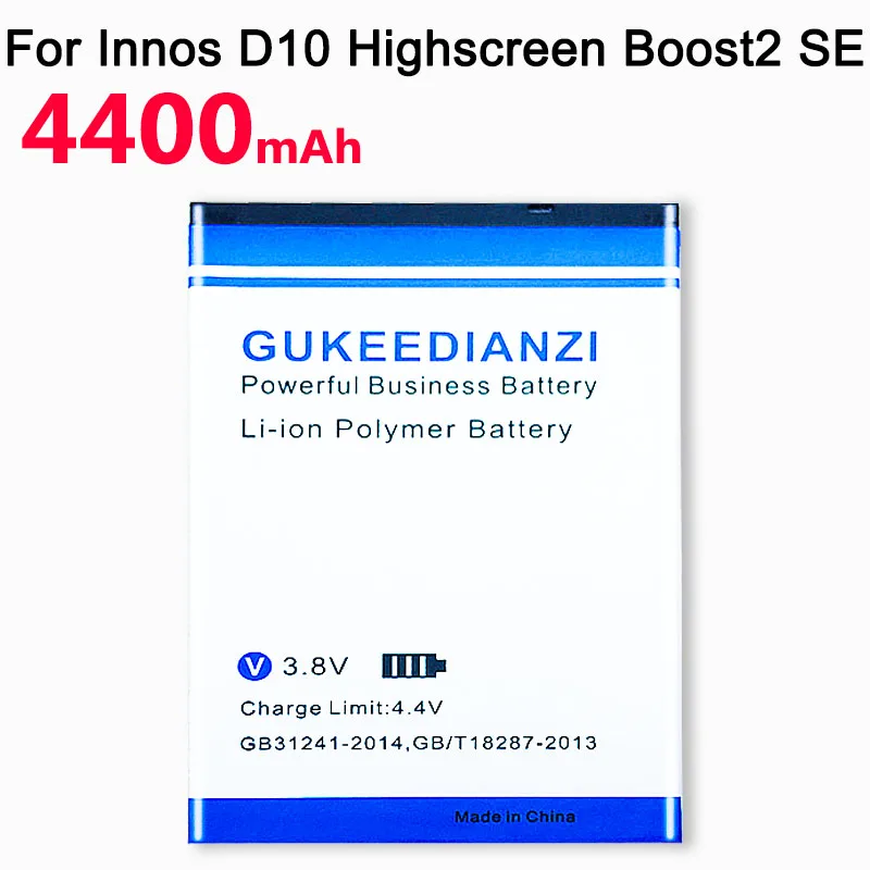 GUKEEDIANZI BP-5X-i 4400 мА/ч, Батарея для Innos D10 D10C D10F D10CF Highscreen Boost 2 II SE запасная батарея для мобильного телефона