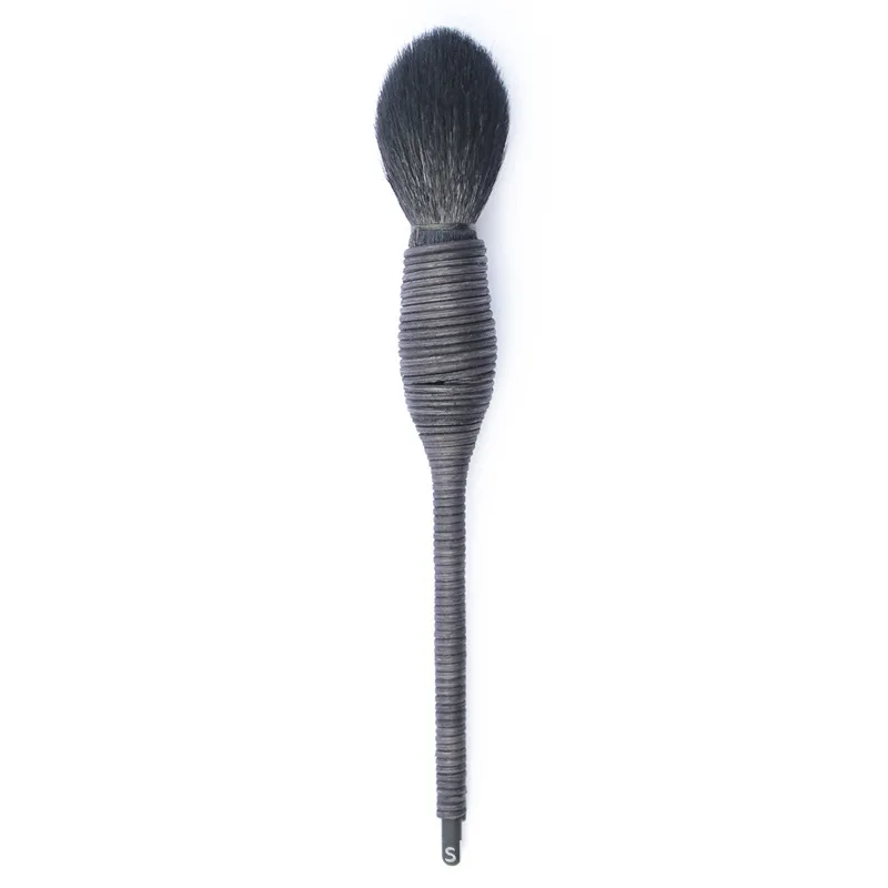 

kabuki wrapped rattan wool brush Goat Hair # 27 mountain tapered Blush Brush roughen powder paint manual animals