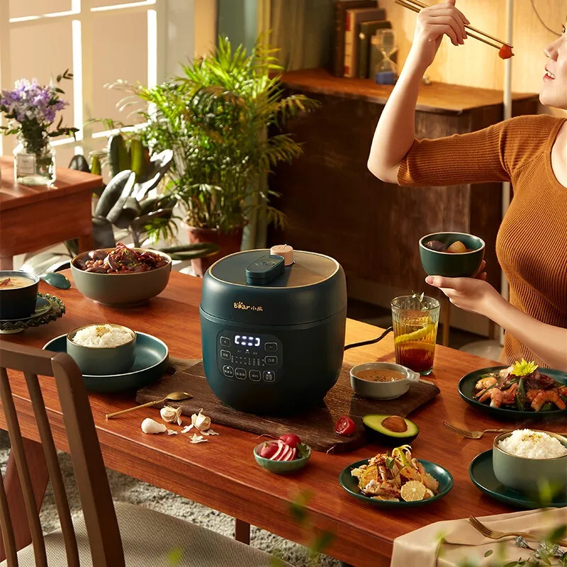 household multi-function2L intelligent reservation electric rice cooker stew meat soup multi-function high pressure