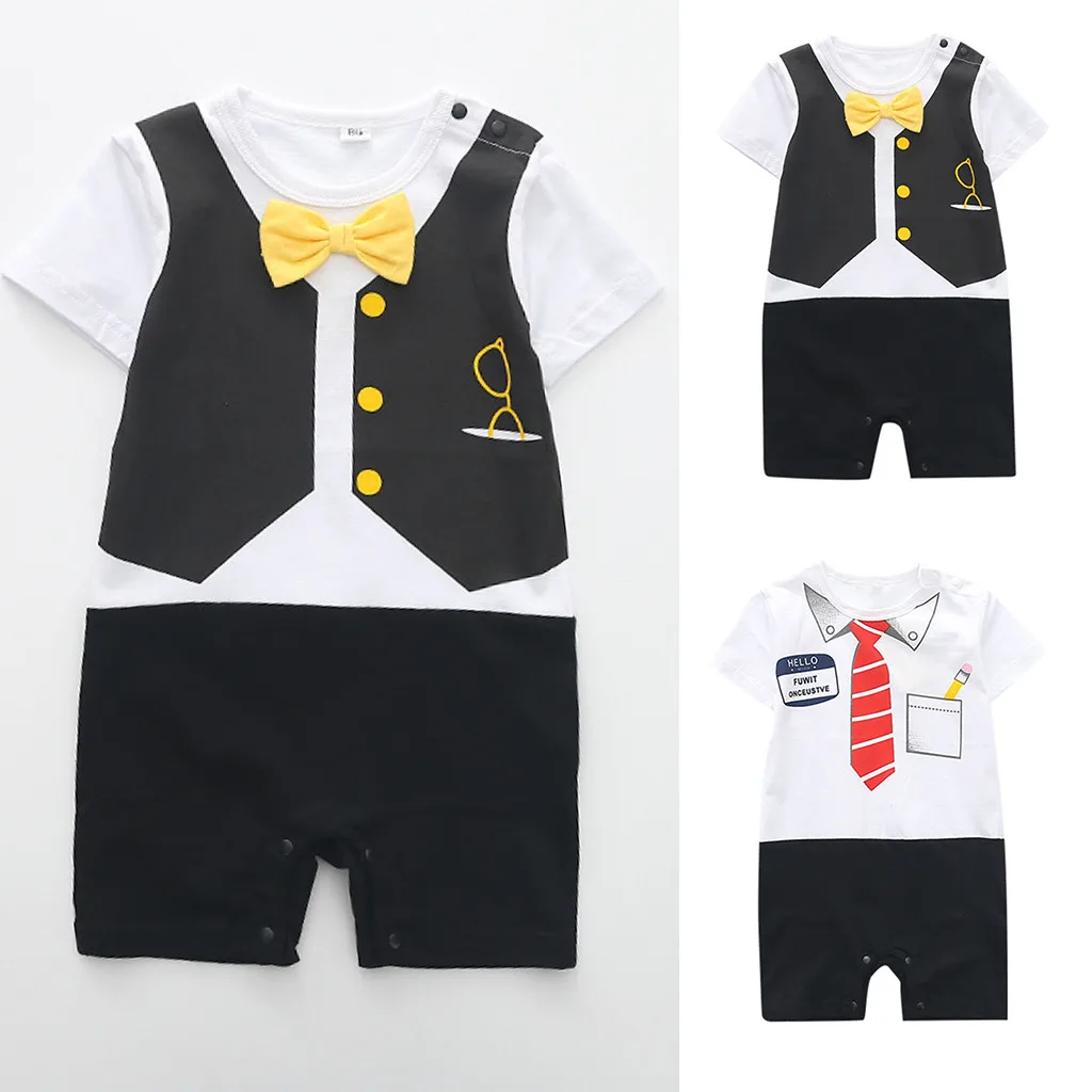 new born baby clothes baby boy romper winter clothes costume romper onesie disfraz bebe halloween Cartoon Short Sleeve 9-24m Z4
