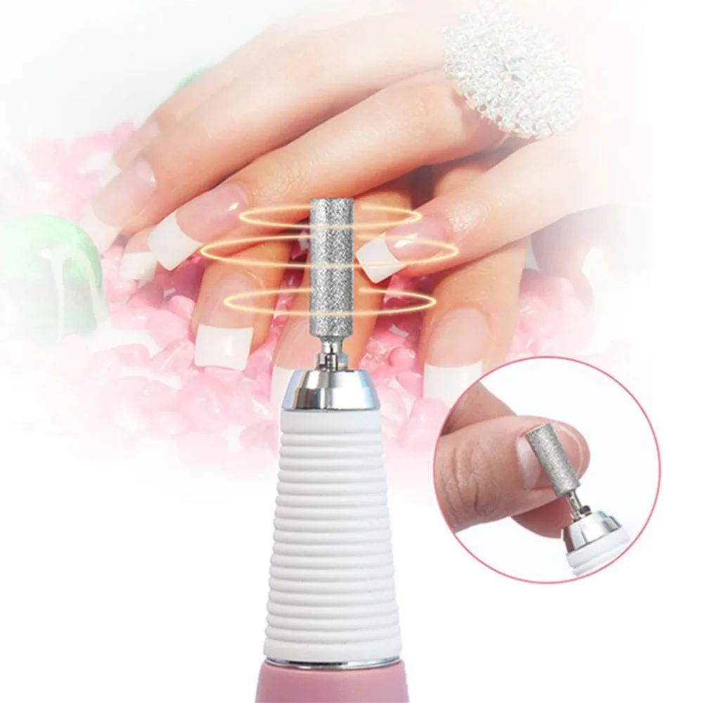 

Portable Size Electric Nail Manicure Drill Machine Tools Nail Drill Bits Pedicure Files Electric Polisher Grind Nail Tool 2019