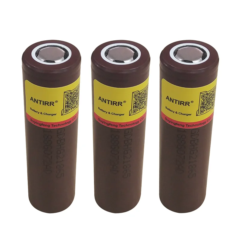 three pcs Оригинальная 18650 аккумуляторная батарея для LG HG2 18650 3000 mAh литиевая батарея для использования электронной сигареты - Цвет: three pcs