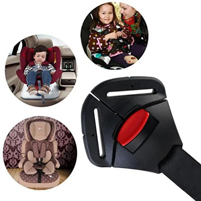 Universal Baby Car Seat Stroller Pushchair 5PT 5 Point Safety Harness Locking Buckle Clip car baby safety seat clip