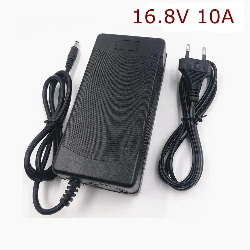 16.8V 10A polymer lithium battery charger 100-240V 5.5MM*2.1MM Portable Charger EU/AU/US/UK Plug For Electric Bike - ANKUX Tech Co., Ltd