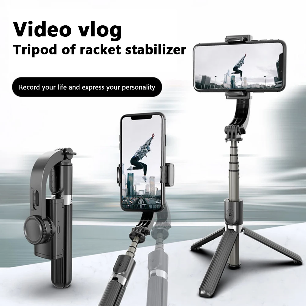Travor анти встряхивание телефон Gimbal стабилизатор селфи палка одиночный вал