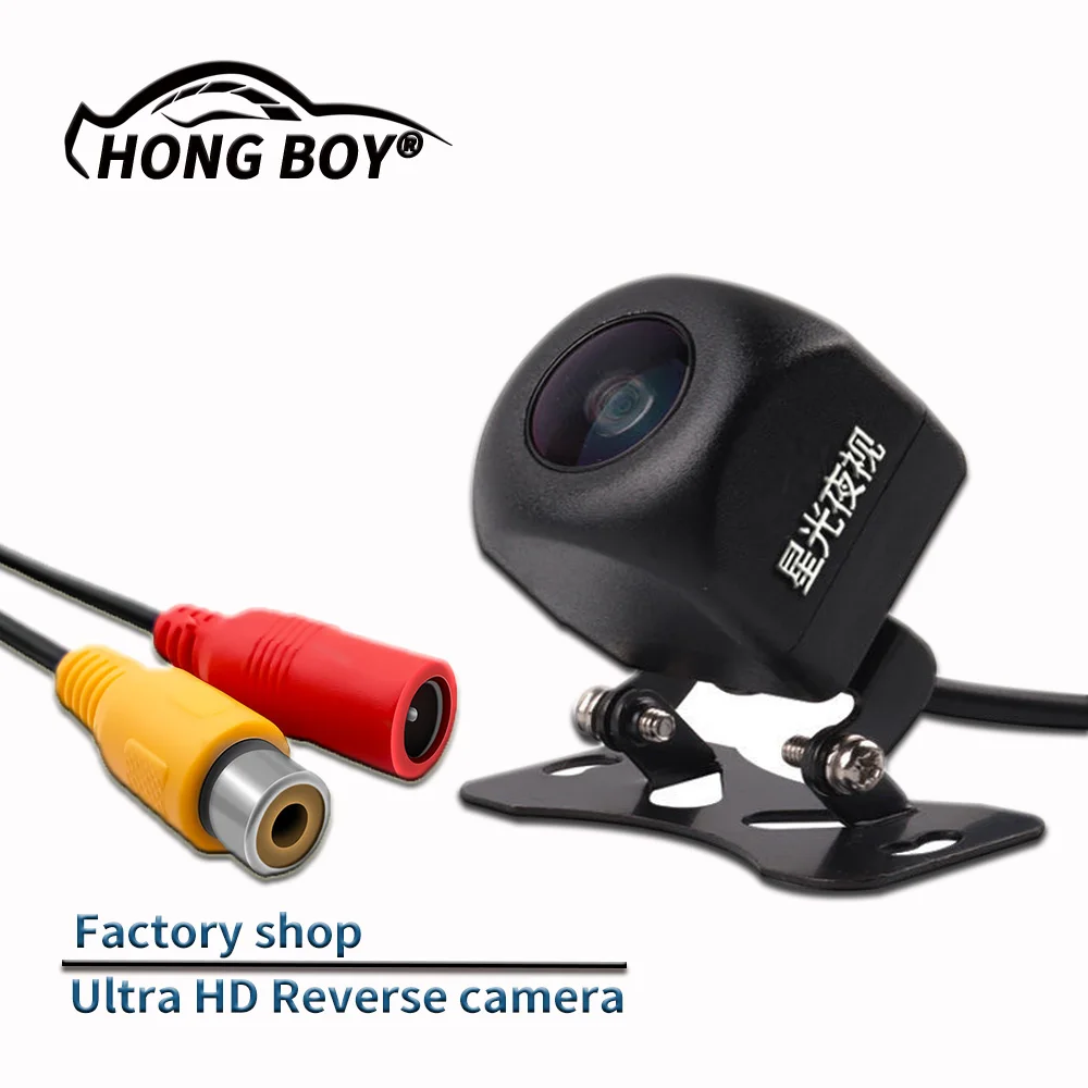 

Free shipping, starlight night vision reversing camera IP67 waterproof 170 degrees super wide angle, suitable for all cars.