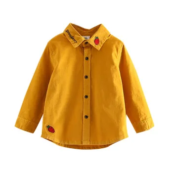 

2 3 4 5 6 7 Y Kids Shirts Casual Strawberry Long Sleeve Tops for Girls Kids Clothing 2019 Autumn New Arrival Toddler Girls Tees