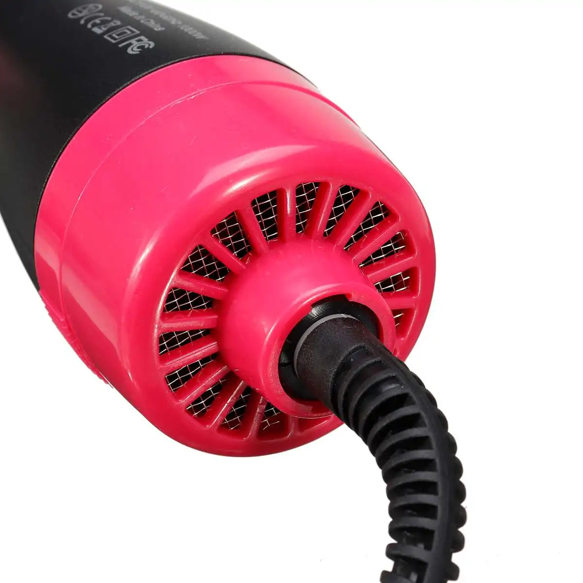 um passo de ar quente escova volumizer alisador de cabelo