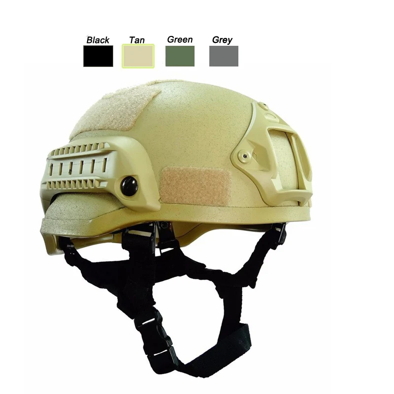 Mich 2002 Tan Outdoor Airsoft Paintabll Shooting Helmet Head Protection Gear Tactical Fast Helmet Upgraded Mich 2000 2001 2002 Helmet - Цвет: Mich 2002 Tan