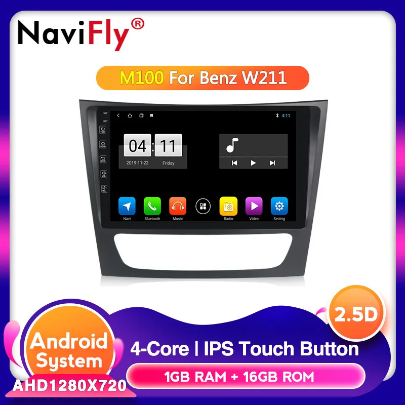 Android 10,0 DSP ips 9 дюймовый экран автомобиля RDS gps для Mercedes Benz e-класс W211 E200 E220 E300 E350 E240 E270 E280 CLS класс W219
