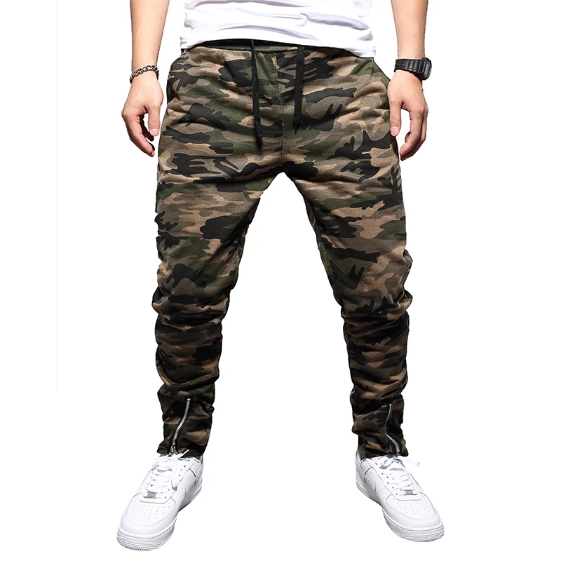 Для мужчин Штаны уличная джоггеры Pantalon Hombre chandal зимние свободные камуфляжные в стиле «хип-хоп» полной длины брюки карго Брюки в английском стиле