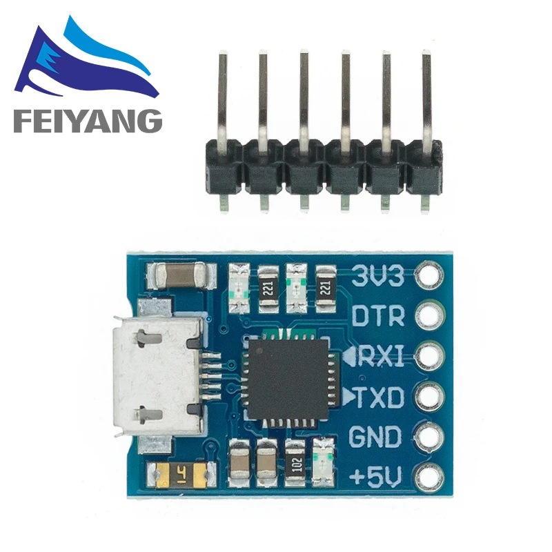 1 шт. CP2102 микро USB к UART TTL модуль 6Pin Серийный конвертер STC заменить FT232|usb uart 6pin|usb to