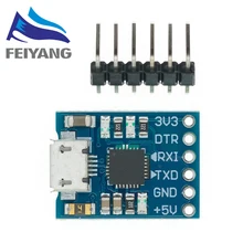 1pcs CP2102 MICRO USB para UART TTL Módulo Conversor Serial UART STC Substituir 6Pin FT232