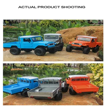 

Front LED Light 1:12 4WD RC Car Off-road Military Rock Crawler Truck carro de controle remoto control toys WY722