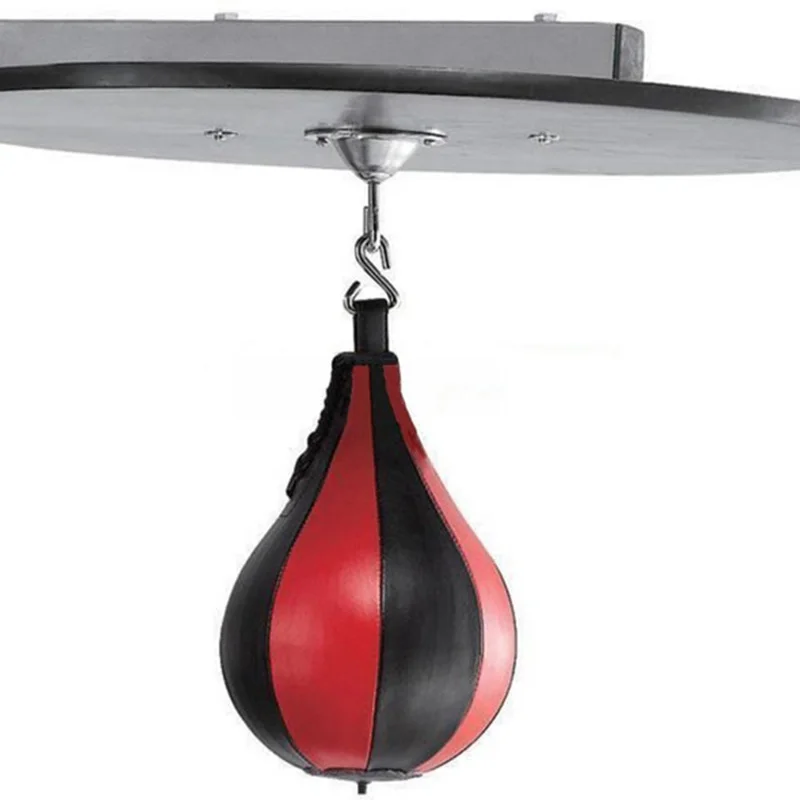 Boxing Pear Shape PU Speed Ball Swivel Punch Bag Punching Exercise Speedball Speed Bag Punch Fitness Training Ball