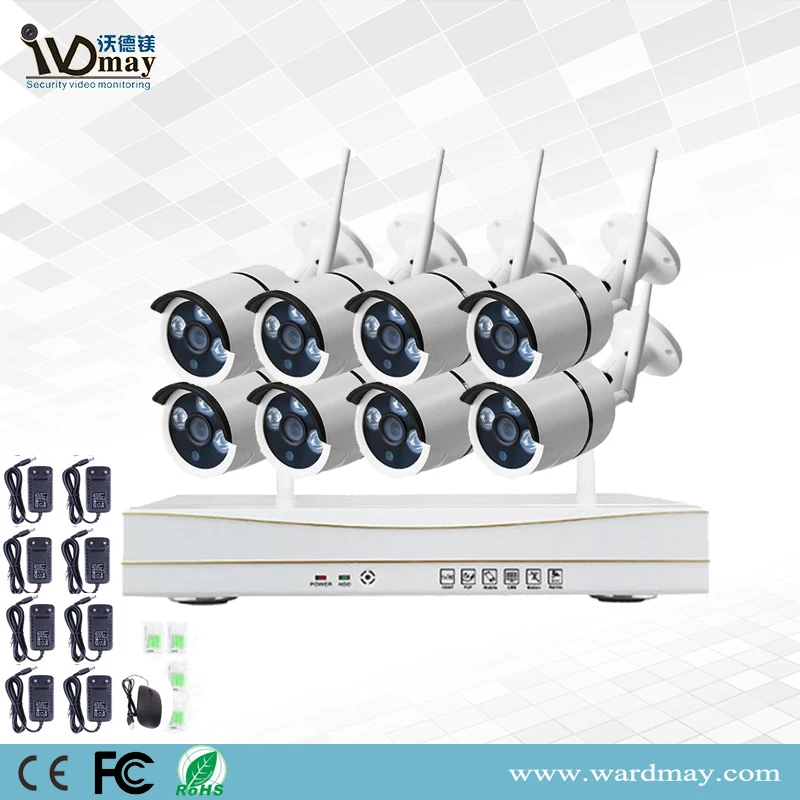 

Home Security Camera System 8CH 1080P P2P Wifi NVR CCTV Kit Indooor/Outdoor Wireless Wifi IP Camera System Surveillance Kit