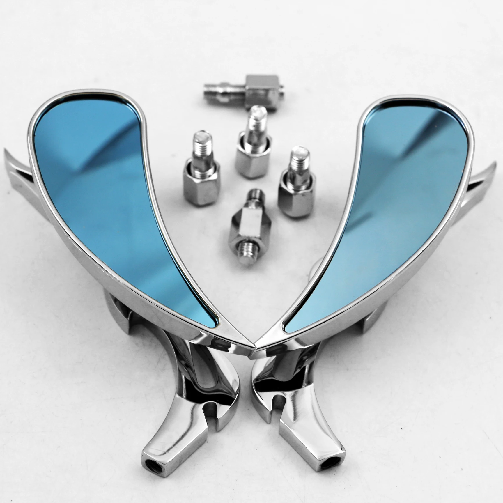 Хромированные черные moto rbike зеркала заднего вида unviersal 8 мм 10 мм moto mirror Ghost head skull deckle moto rcycle зеркало заднего вида