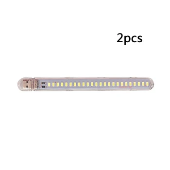 

2pcs USB Night Light 24 Lamp Beads 12W Portable Lamp Dormitory Bedroom Bedside Lamp Indoor Lighting Living Room Lamps