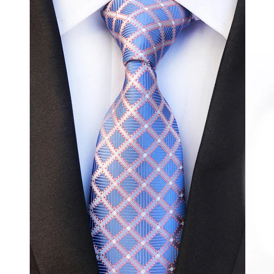 Новые Классические мужские галстуки шелковые галстуки 8 см в горошек в полоску Цветочный шейный платок для мужской формальный деловой свадебные галстуки - Цвет: YU-D38