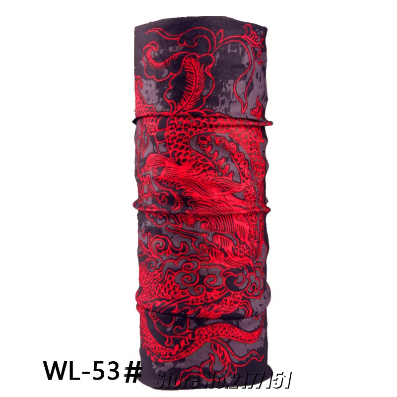 Multifunctional Bandana Dragon Print Bicycle Motorcycle Head Scarf