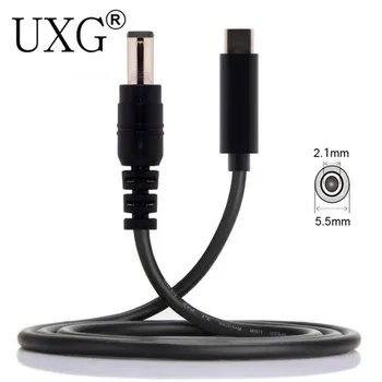 

Type C USB-C Input to Rectangle 5.5*2.1mm Power PD Charge Cable for Laptop Notebook