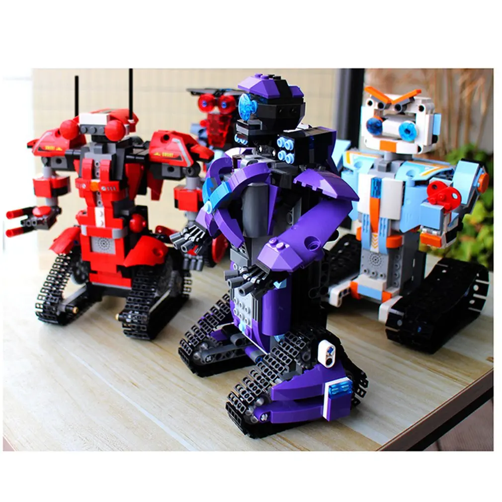 Управляемый робот с приложением DIY, собранные игрушки, новая моторная техника, функциональный робот, набор строительных блоков, кирпичи, детские игрушки, рождественские подарки