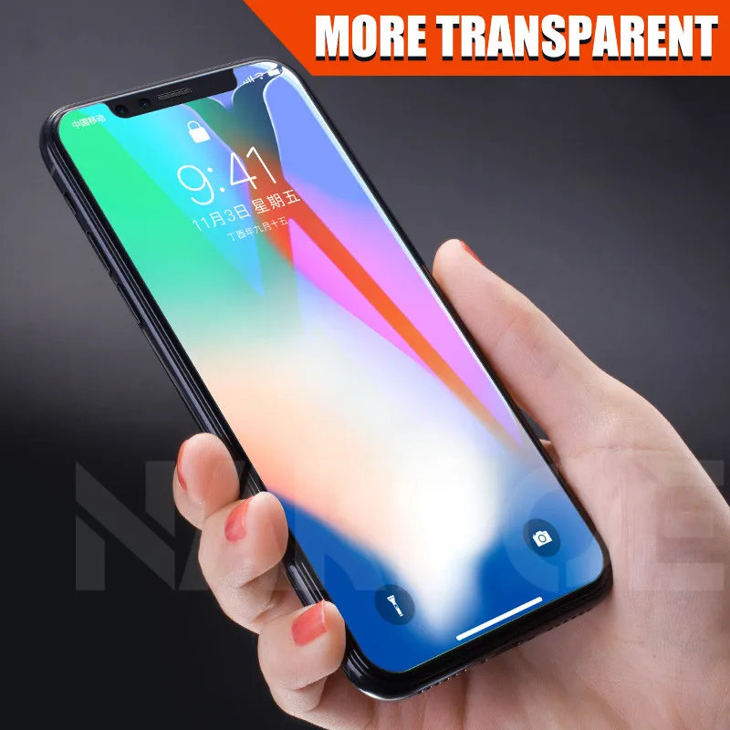 9H закаленное стекло для iPhone X XR XS 11 Pro Max 0,22 мм Защита экрана для iPhone 8 7 6 6S Plus 5 5S SE защитная пленка