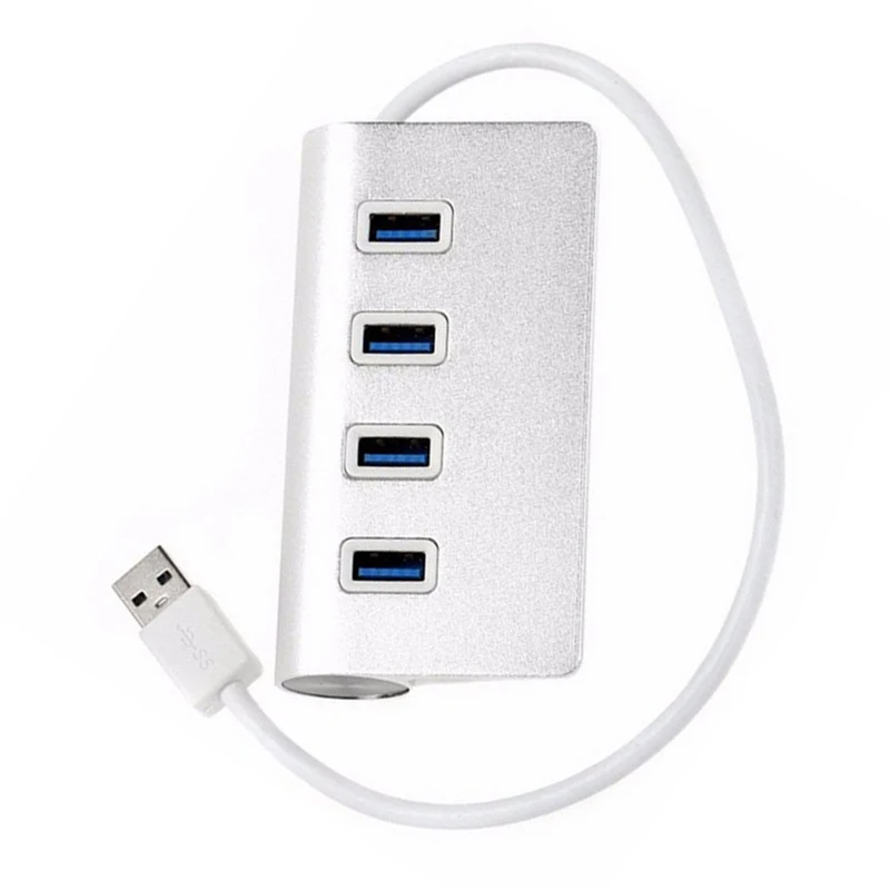 USB 3,0 концентратор с 4 портами USB концентратор USB сплиттер адаптер питания для iMac/Macbook компьютер ноутбук аксессуары концентратор USB 3,0