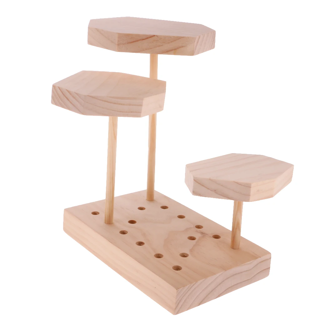 Wooden Jewellery Boxes Display / Plain Unfinished Wood Trinket Storage Box