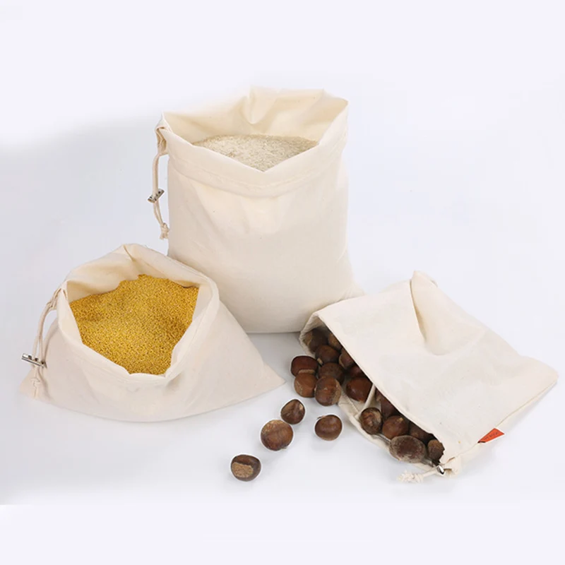 

Reusable Produce Bags Washable Drawstring Bags for Vegetable Fruit Shopping LXX9