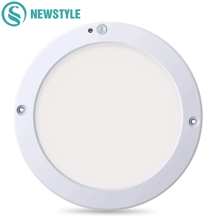 flat panel led lights 15W/18W Round LED Panel Light Ceiling Lights Led Motion Sensor Downlight Human Body Infrared Detector Flush Mount Light 2x4 led surface mount light