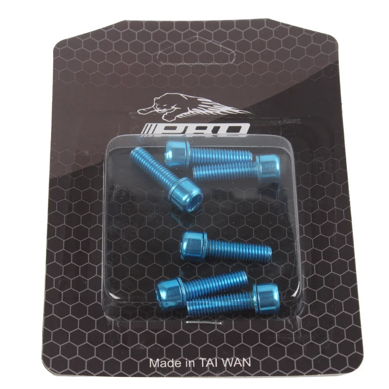 IIIPRO LP-005R MTB велосипедные ручки винты с титановым покрытием цветные винты M5* 18 мм стоячие винты новые Коробочные
