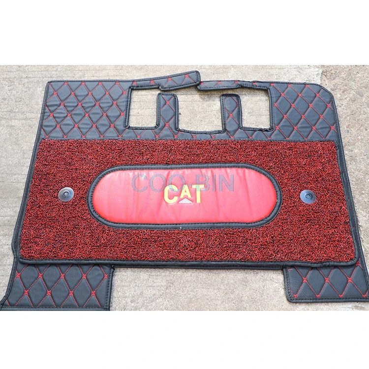 Red Для гусеницы CAT 312c/330c специальный пол резиновый противоскользящий экскаватор кабина коврик ковер - Цвет: Red