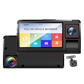 

Phisung K13 Dash Cam Dual Lens Car DVR Dash Camera with Rear View Camera Recording Night Vision G-sensor Wide Angle Dashcam