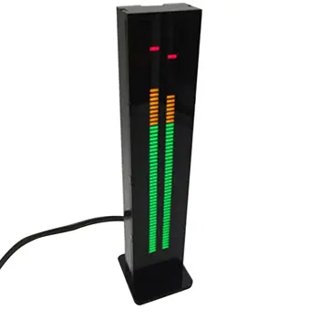 

AS60 LED Music Spectrum Indicator Dual Channel Professional 60 Level Volume Display Electronic DIY Light VU Meter